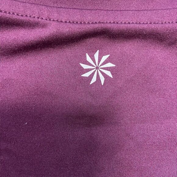 Athleta Faux Wrap Dress in Purple Women’s Size Small - Picture 7 of 7